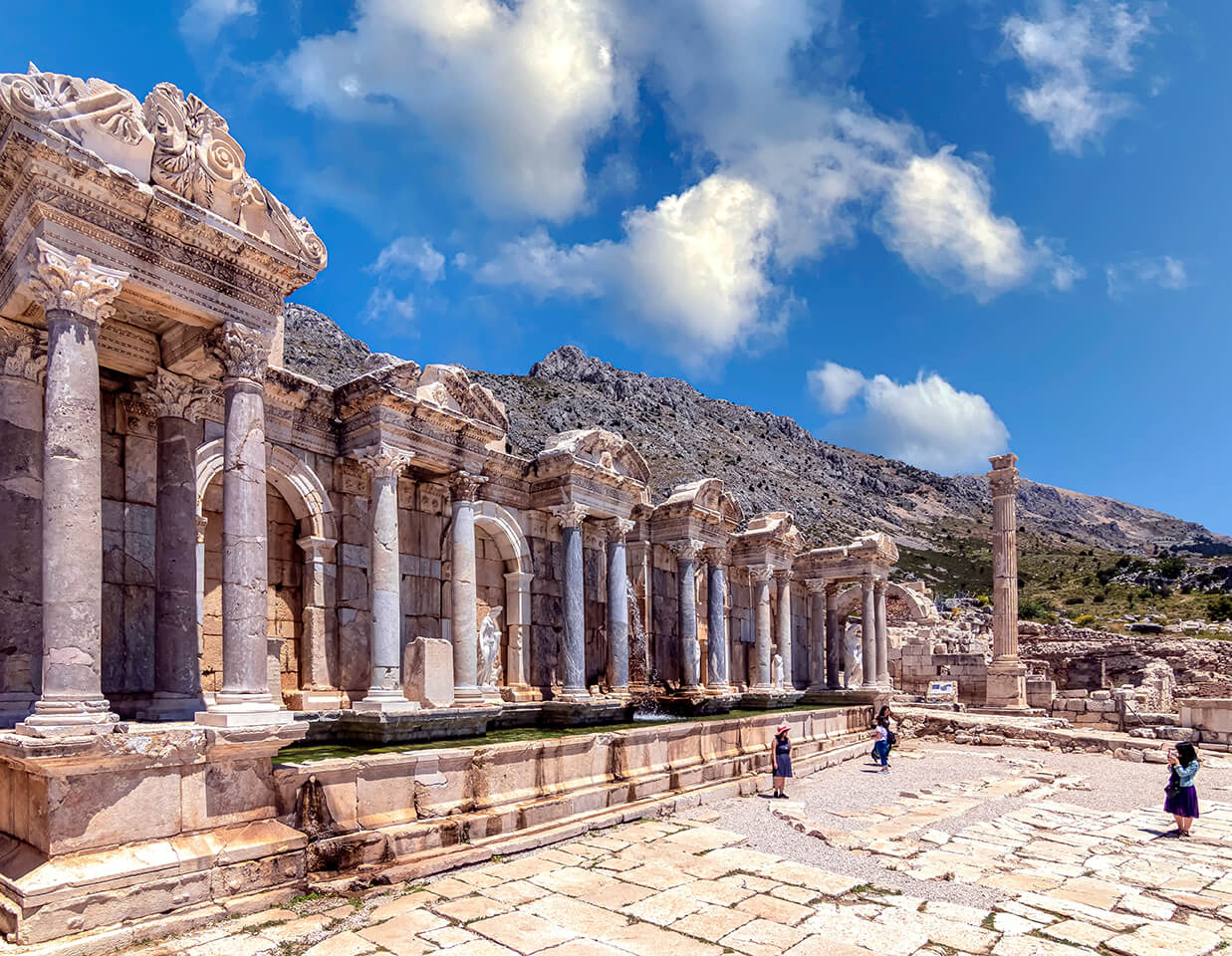 Discover Turkey's rich history with a visit to its famous ancient cities. Explore the well-preserved ruins of Ephesus, Hierapolis, Perge, and Troy and step back in time.